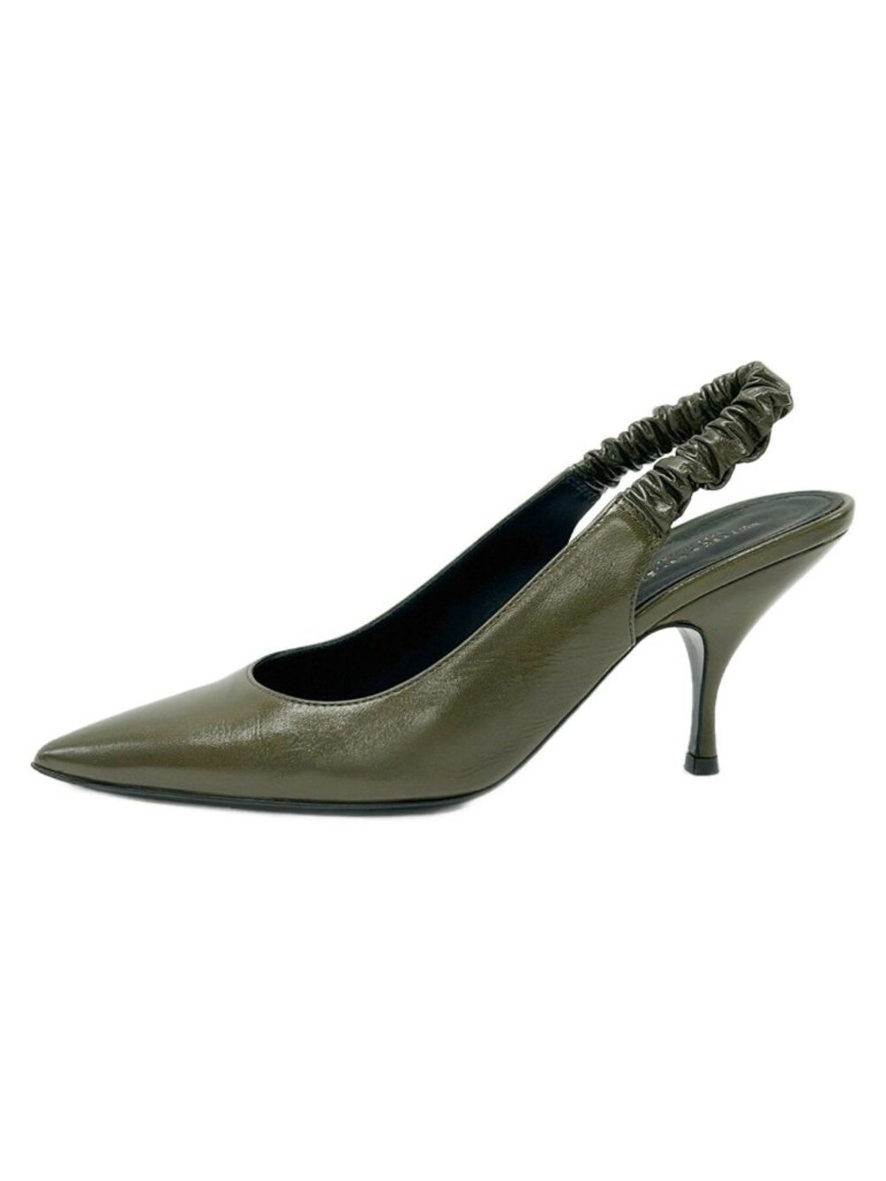 Bottega Veneta Pumps Khaki Pointed Toe Heels
